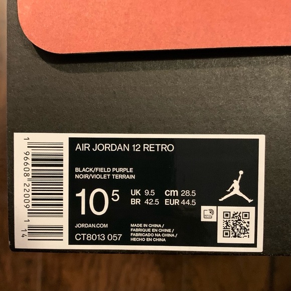 Brand New Jordan 12 Retro “Field Purple” - Picture 2 of 2